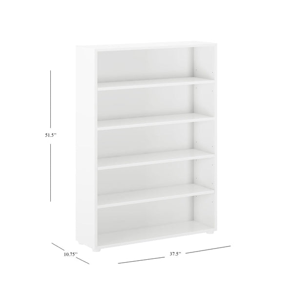 Wide 5 Shelf Bookcase