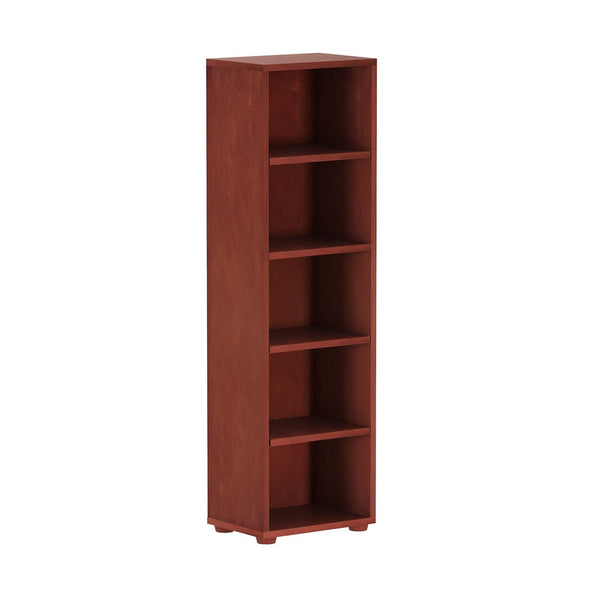 Narrow 5 Shelf Bookcase