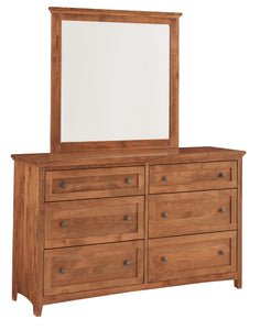 Emmerson 6 Drawer Dresser and Mirror