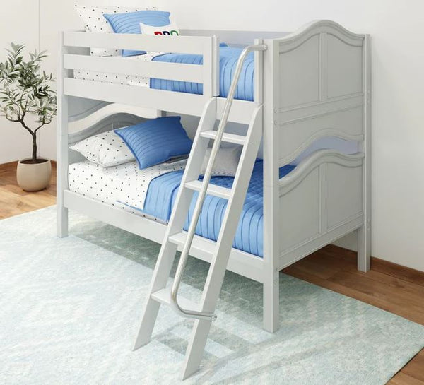 Twin Low Bunk Bed with Ladder