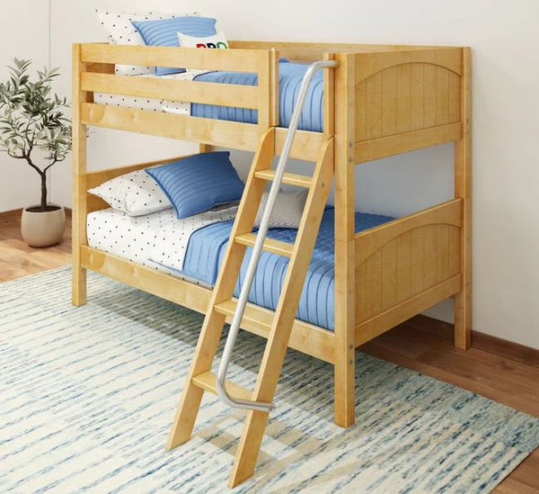 Twin Low Bunk Bed with Ladder