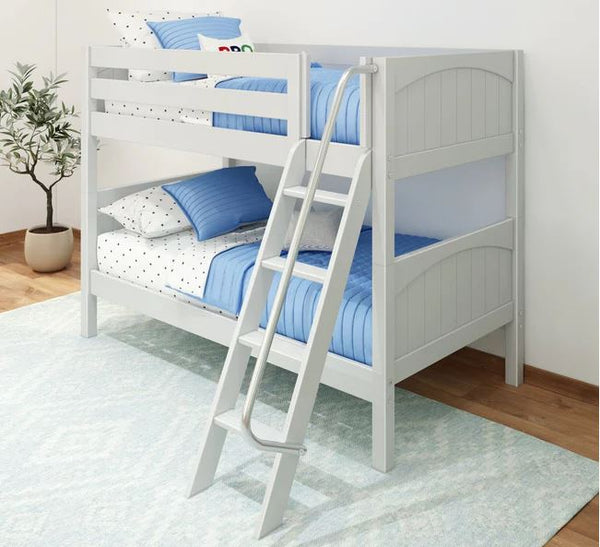 Twin Low Bunk Bed with Ladder