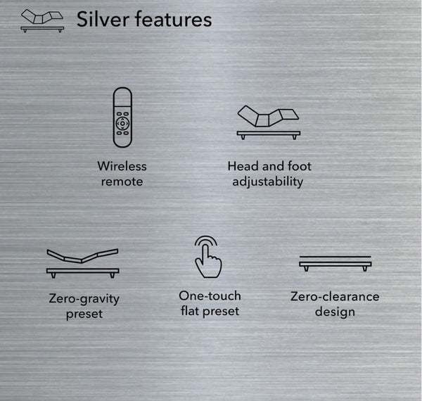 Baselogic™ Silver Adjustable Base