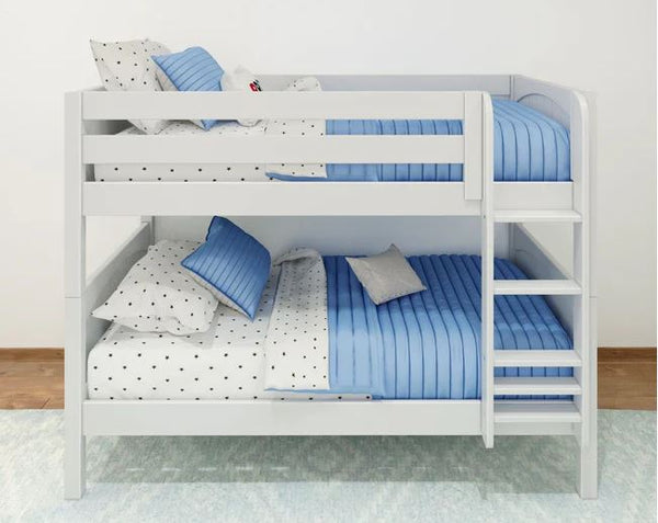 Twin Low Bunk Bed with Ladder