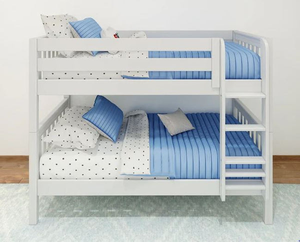 Twin Low Bunk Bed with Ladder