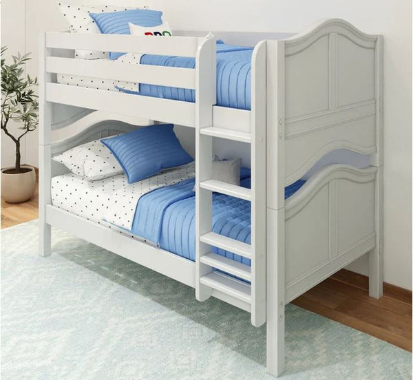 Twin Low Bunk Bed with Ladder