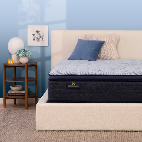 Perfect Sleeper® Blue Lagoon Nights Plush Pillow Top