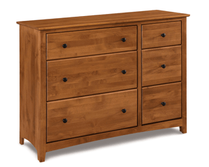 Shaker 6 Drawer Combo Dresser