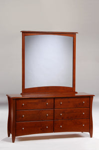 Clove 6-Drawer Dresser and Mirror
