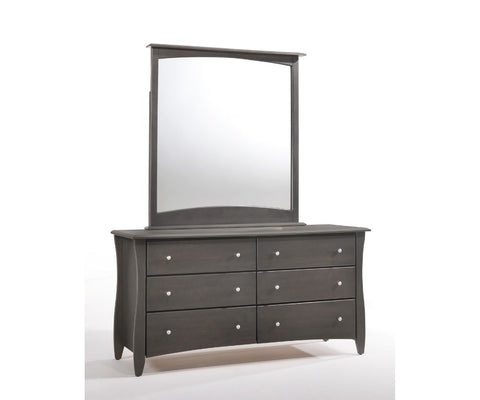 Clove 6-Drawer Dresser and Mirror