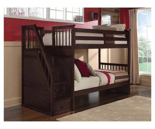 Schoolhouse 4.0 Stair Bunk Twin/Twin